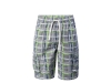 RED Check Cargo Shorts