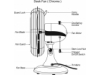 R Hobbs 30cm RHDF30 Desk Fan