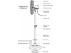 R Hobbs RHPF40 Pedestal Fan