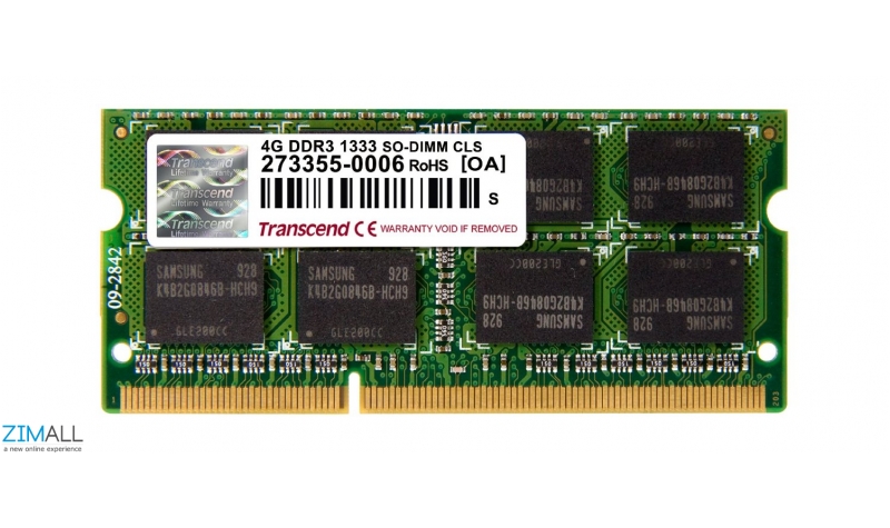 Transcend DDR3-1333 SO-DIMM RAM Notebook Memory Module