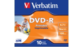 Verbatim Jewel Case Printable DVD-R