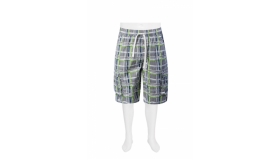 RED Check Cargo Shorts