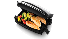 George Foreman 14181 Silver 4 Portion Family Grill and Melt